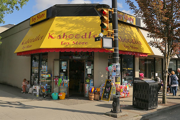 Kaboodles Toy Store Cambie Village